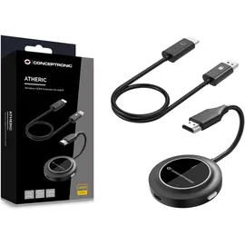Conceptronic HDMI Extender Atheric02B 30 m Schwarz