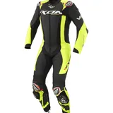 IXON Vortex 3 Lederkombi - Black / Bright Yellow - 2XL