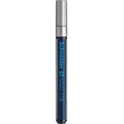 Schneider Schreibgeräte Maxx 278, Silber, Blau, Silber, Fein, Feine Spitze, 0,8