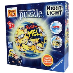 Ravensburger 3D Puzzle - Night-Light - Minions - 72 Teile