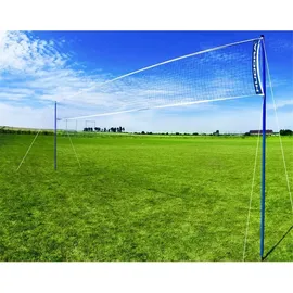 Hudora Netz Tennis/Badminton/Federball/Volleyball höhenverstellbar - Breite 6,0 Meter