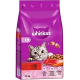 Whiskas Adult 1+ Rind 3,8 Kilogramm Katzentrockenfutter