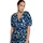 Zero Maxikleid Blau/Weiß 40