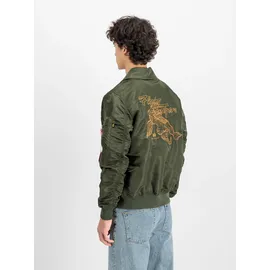 Alpha Industries Flying Tigers Cwu Bomberjacke Dark Olive 3XL