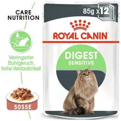 ROYAL CANIN Digest Sensitive Nassfutter für Katzen mit empfindlicher Verdauung 12x85g