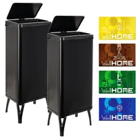 Wellhome Smart Mülleimer 60 l Schwarz