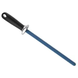 Giesser Keramikstahl, Optimale Schärfe durch gleichzeitiges Schleifen und Abziehen, 1 Stück, Klingenlänge: 25 cm
