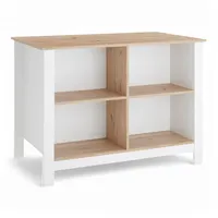 BASIC by Balculina Kücheninsel Sugar 124 cm weiß