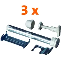 Purmo Bohrkonsolenset AZ03FT004000N83 3er für Laschen-HK 160mm