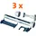 Purmo Bohrkonsolenset AZ03FT004000N83 3er für Laschen-HK 160mm