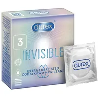 Durex Invisible Extra Lubricated - 3 stuks