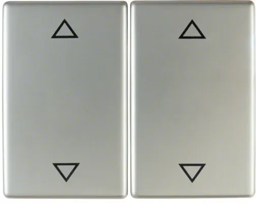Berker Wippen mit Aufdruck Symbol Pfeile (Edelstahl)