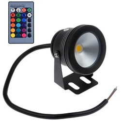 Rosnek LED Teichleuchte Wasserdichte,Aquarium Tauch Pool Licht,Garten Beleuchtung, LED, warmweiße, RGB, Unterwasserbeleuchtung, LED Unterwasser Spot Licht schwarz