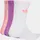 adidas Tie Dye Crew Socken 3 Paar Blush Pink/Purple Rush/White 43-45