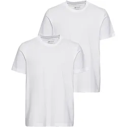 Rundhalsshirt, Gr. XL (56/58), 2x weiss, , 82291624-XL