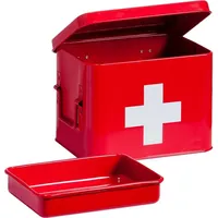 Zeller Medizinbox, Metall, rot