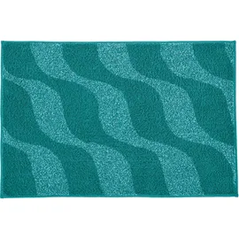 KLEINE WOLKE Onda Petrol 70 x 120 cm