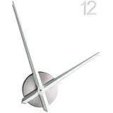 Relaxdays Wanduhr DIY 110,0 cm 110 silber