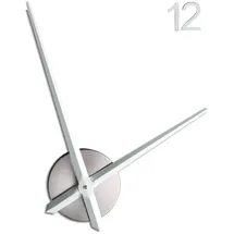 Relaxdays Wanduhr DIY 110,0 cm 110 silber