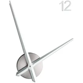 Relaxdays Wanduhr DIY 110,0 cm 110 silber