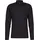 Langarmshirt Half-Zip schwarz L