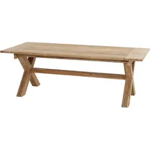 Siena Garden Cardiff Gartentisch 180 x 100 x 76 cm Teakholz beige