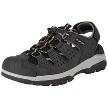 SKECHERS Herren Tresmen Menard Sandalen, Schwarzes Synthetisches Netz, 44