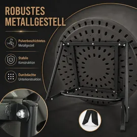 Trutzholm Gartentisch Ø 60 x 72,5 cm Grau