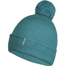 Mädchen Bommelmütze Holmenkollen Teal-Blau XS