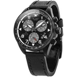 Vostok Europe Herrenuhr Chronograph Space Race Schwarz