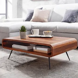 Wohnling Couchtisch Sheesham Braun 90 x 55 x 30 cm