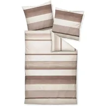JANINE Davos Gestreift Mauve 135 x 200 cm + 80 x 80 cm
