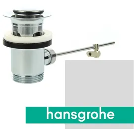 Hansgrohe Ablaufgarnitur mit Zugstange für Waschtisch- und Bidetmischer Chrom