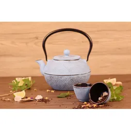 Echtwerk Teekannenset, Blau, Metall, 1 L,1100 ml, Kaffee & Tee, Kannen, Teekannen