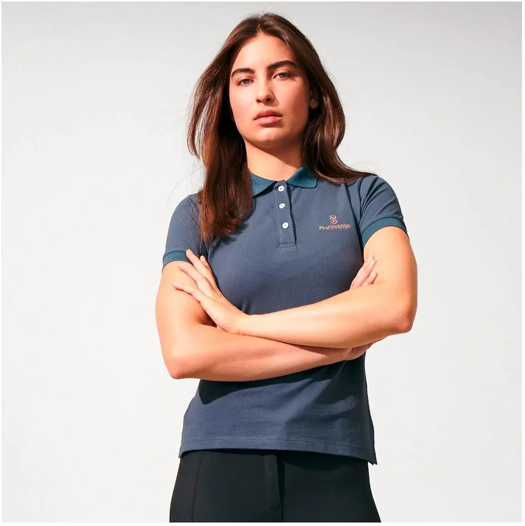 PS of SWEDEN Polo-Shirt Lewis stormblue S