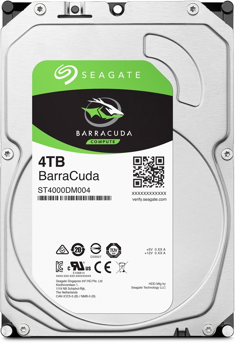 Seagate BarraCuda 4TB 3.5 Zoll SATA 6Gb/s 256MB Cache - interne Festplatte