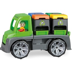 Lena® Spielzeug-Transporter TRUXX Recycling Truck, inkl. 1 Spielfigur; Made in Europe bunt|grün