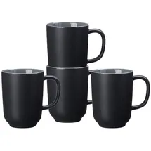 Ritzenhoff & Breker Jasper Kaffeebecher 4er Set Schwarz