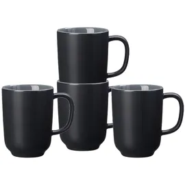 Ritzenhoff & Breker Jasper Kaffeebecher 4er Set Schwarz