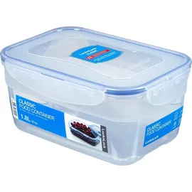 Lock & Lock Frischhaltedose rechteckig transparent 21 x 14,6 x 9,4 cm 1,8 l