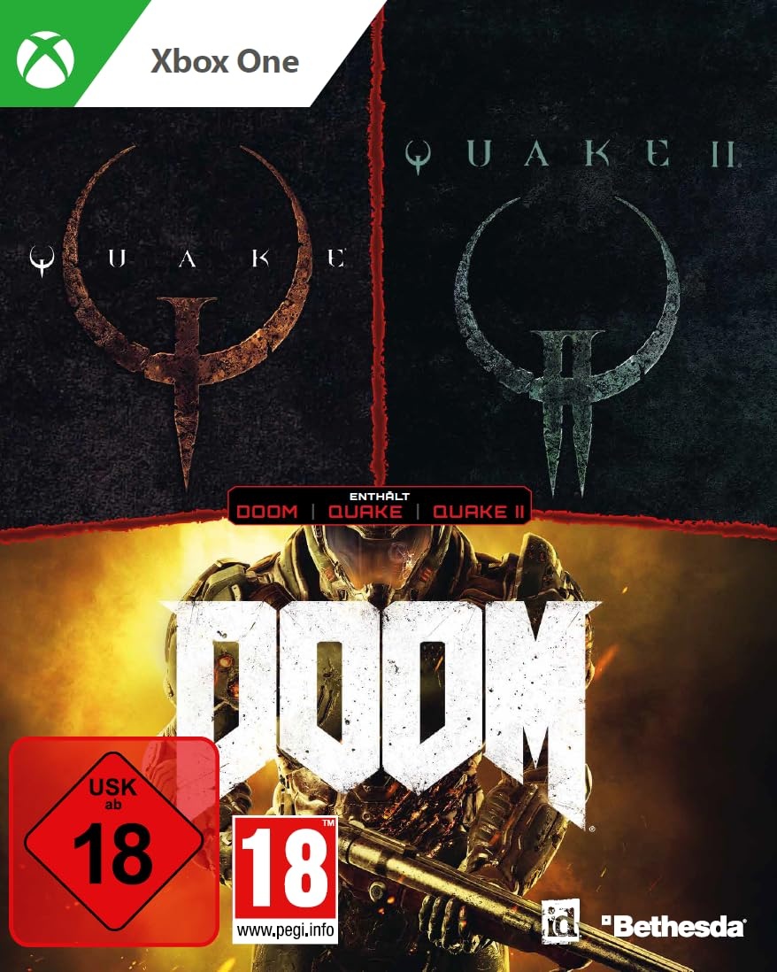 id Action Pack Vol. 4 (Quake [Enhanced] + Quake 2 [Enhanced]) - Bonus: DOOM (2016) [Xbox One]