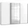 WIMEX Schwebetürenschrank Level 300 x 216 x 65 cm Weiß