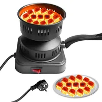 Behogan Elektrischer Kohleanzünder 450-600W: Elektro Grillanzünder Zubehör mit Griff Kohlegitter, Elektrischer Kohlegrill Zubehör, Kohleanzünder Outdoor für Grill & Camping (220V)
