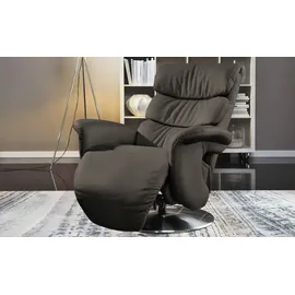 HIMOLLA Relaxsessel Leder 83 x 107 x 88 cm Braun mit Relax-Funktion