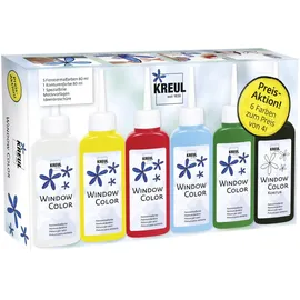 Kreul Window Color Aktionsset 5 St. 80 ml mehrfarbig