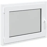 vidaXL Kellerfenster RISOR 80 x 60 cm weiß