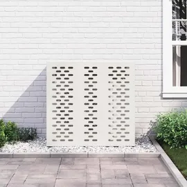 vidaXL Klimaanlagenabdeckung 110x50x105 cm Stahl