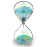 SuLiao Sanduhr, 15 Minuten, türkis, 15 Min Hourglass Sand Time, großes Sandglas, reloj de Arena 15 Minuten, für Zuhause, Schreibtisch, Bürodekoration