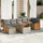 vidaXL Garten-Sofagarnitur 8-tlg. Loungeset beige
