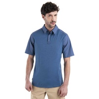 Icebreaker Merino Hike Short Sleeve Shirt Blau XL Mann